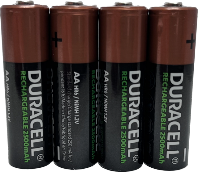 Foerster Rechargeable Batteries AA HR6 2500mAh NiMH (4 Includes/Required) for SigmaTest 2.070